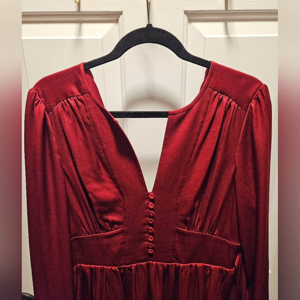 MOVING SALE! BCBGMaxazria Red Satin Dress